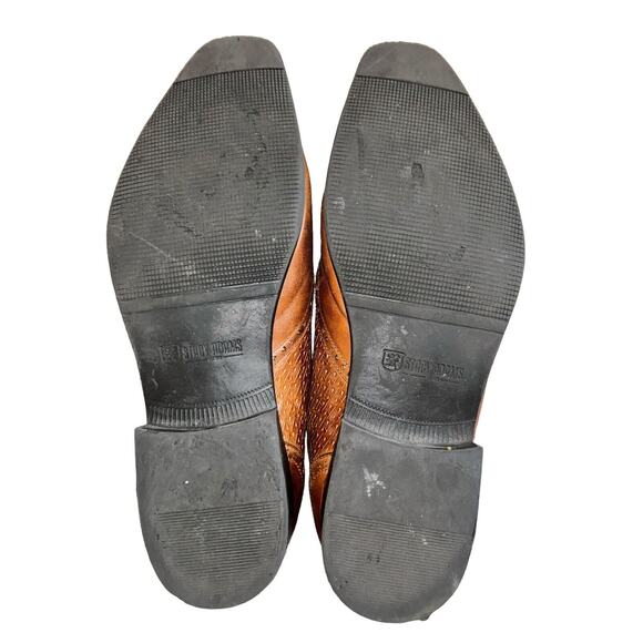 Stacy Adams Brown Leather Wingtip Lace Up Mens Dress Shoes Size US 13M - Picture 11 of 14